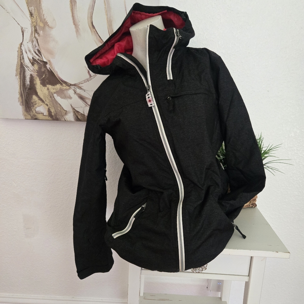 Women's Sims Snowboarding Jacket Color Dark Grey Size Medium